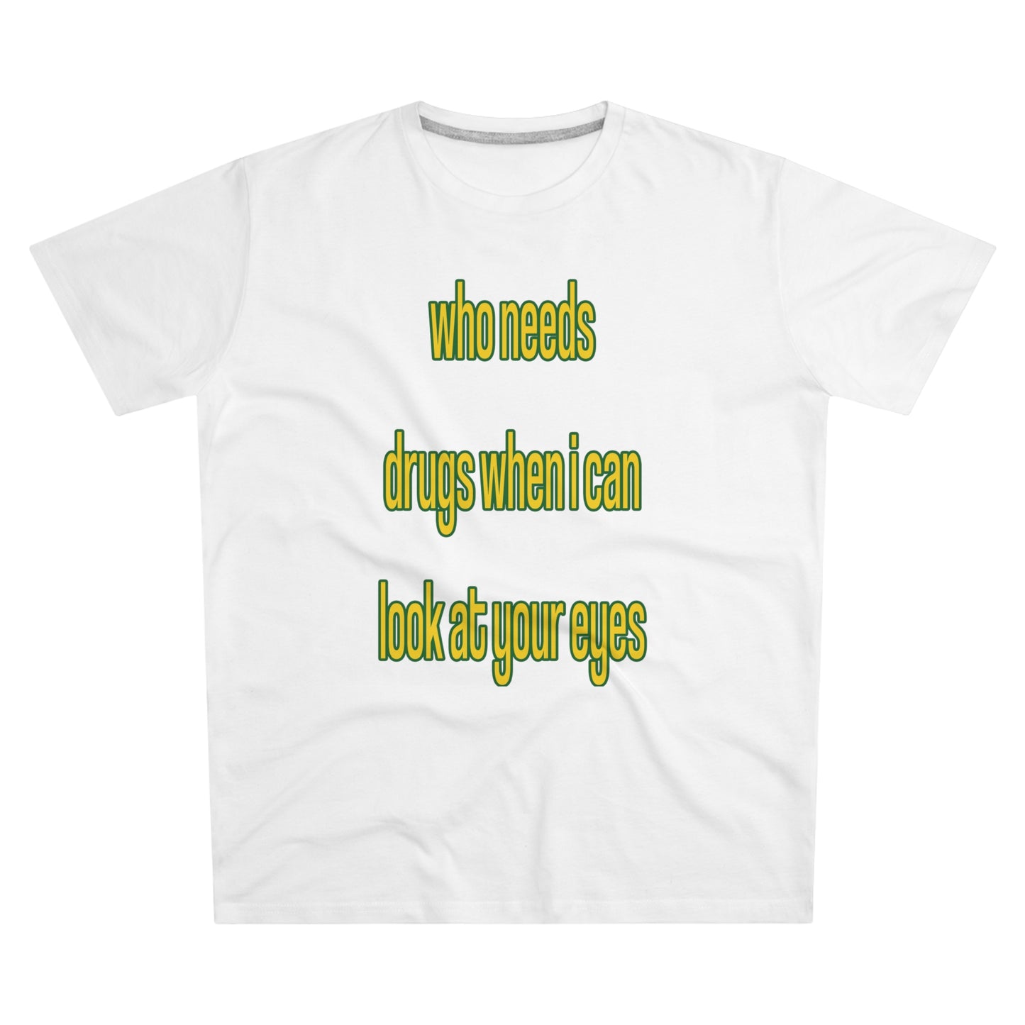 tee "who needs..."