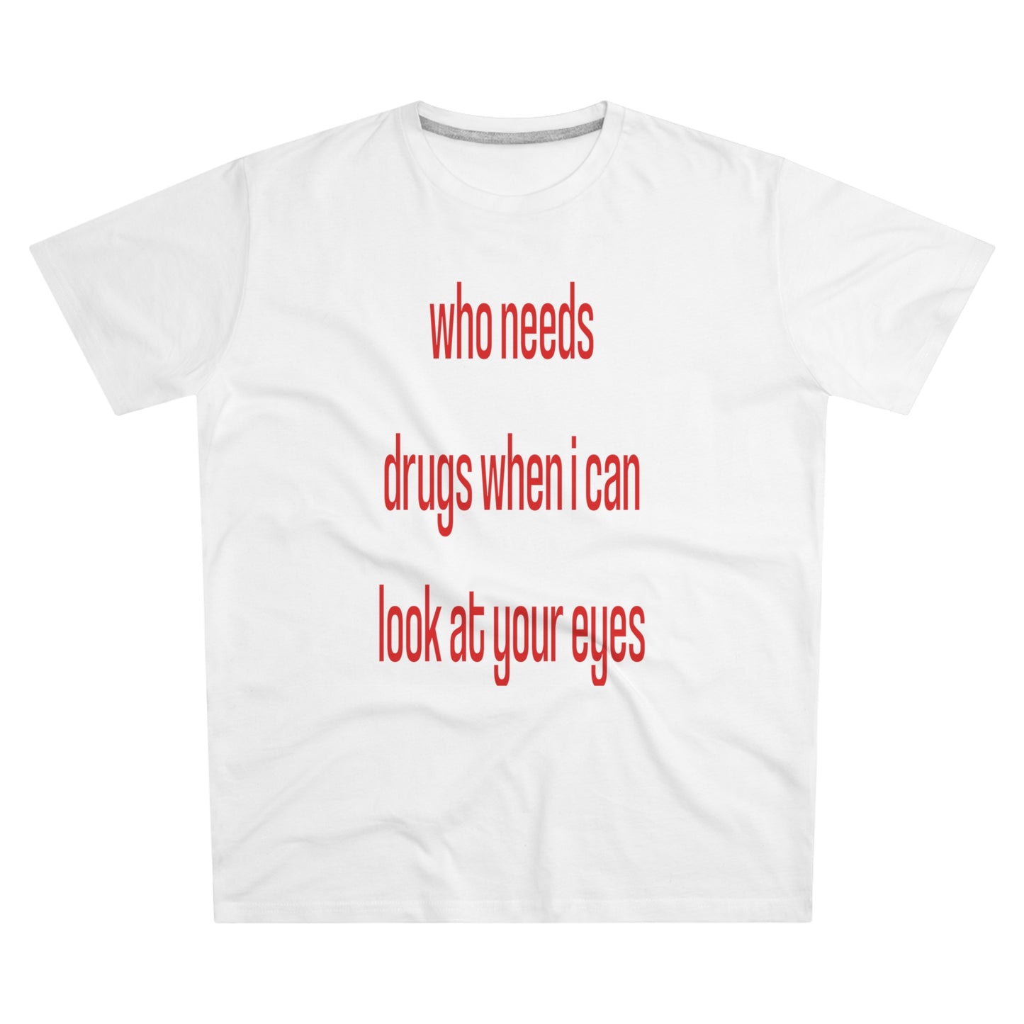 tee "who needs..."